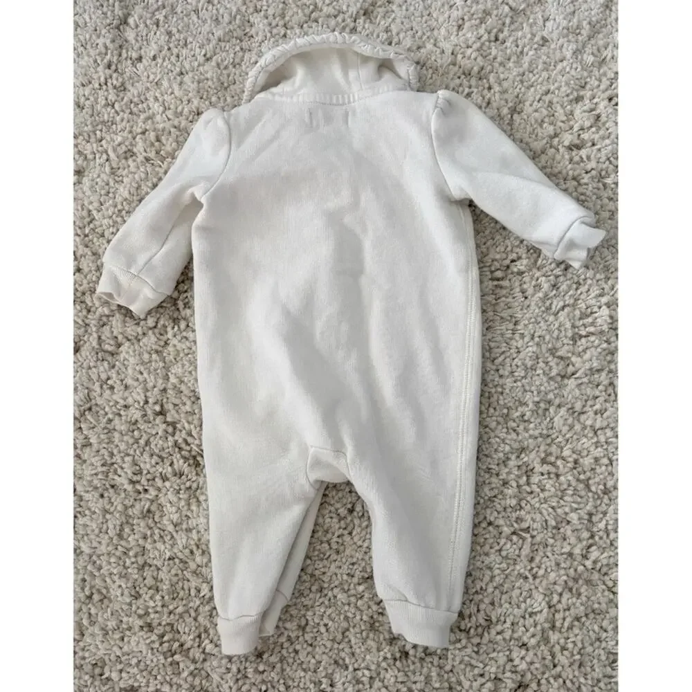 Ralph Lauren White Onesie Pink Logo 3 Months